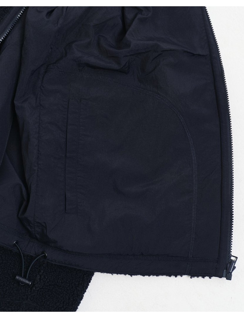 Casaco polar reversível Azul