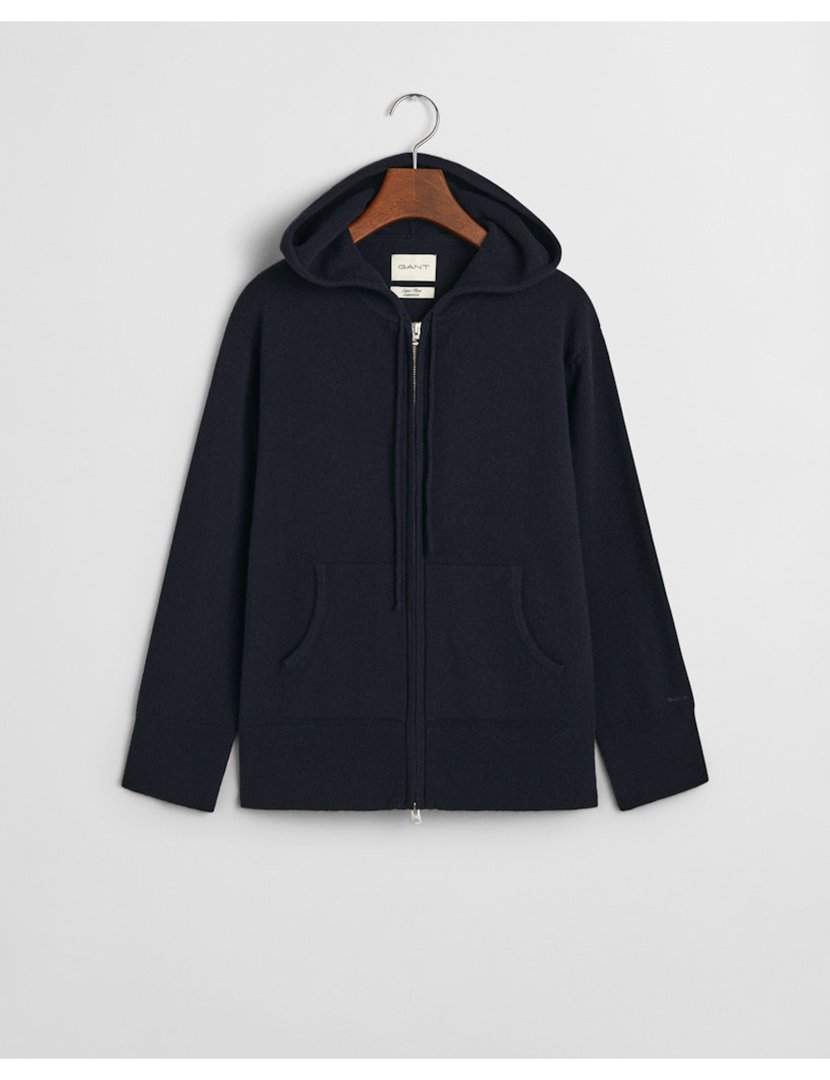 Sweatshirt com fecho Azul