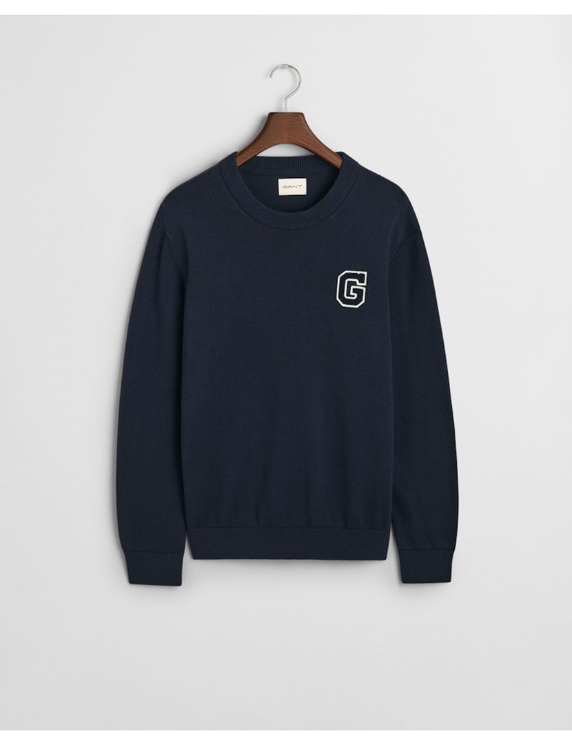 Sweatshirt Badge Azul