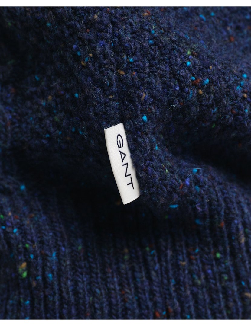 Cardigan com fecho Azul