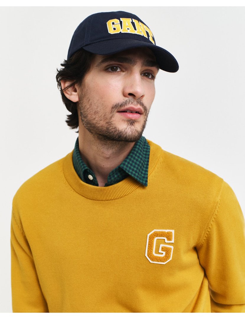 Sweatshirt Badge Amarelo