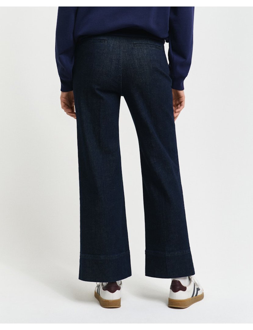 Calças de ganga cropped Azul