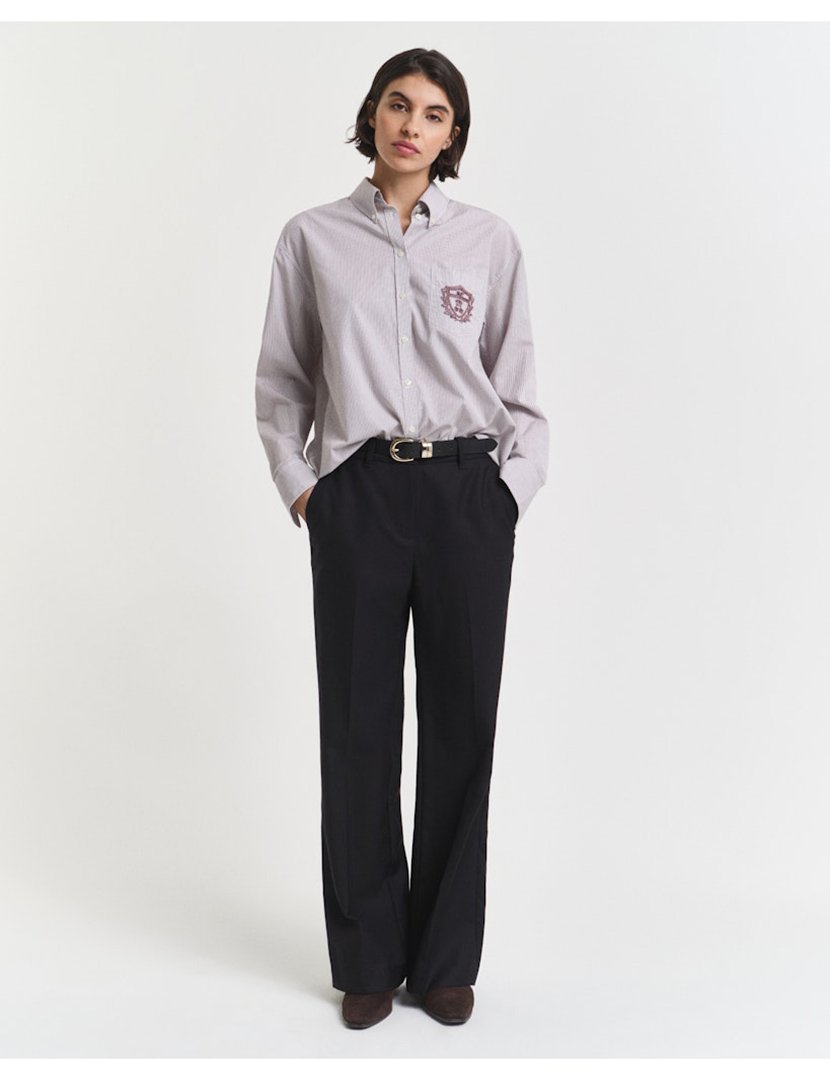 Calças Tailored Preto