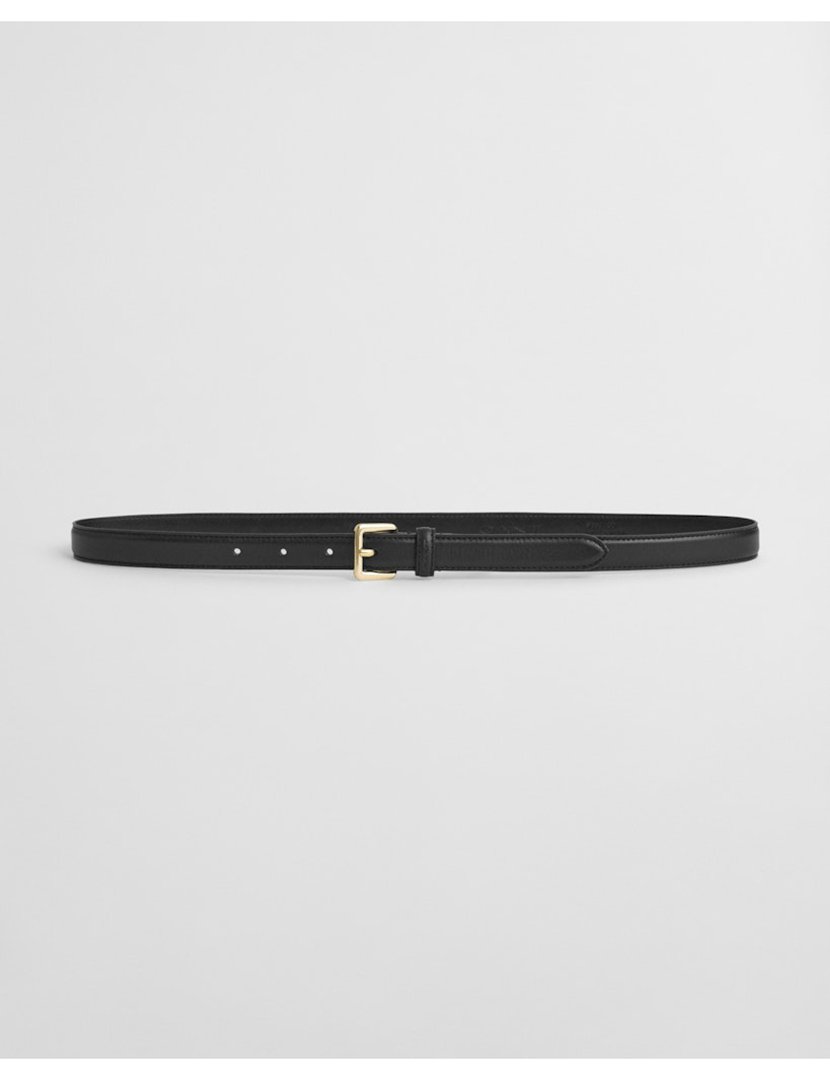 Cinto de pele slim Preto