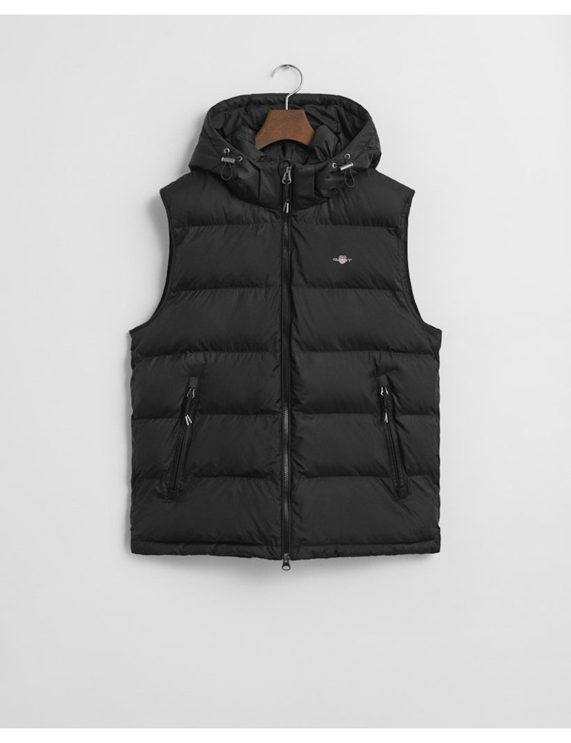 Colete acolchoado active cloud Preto