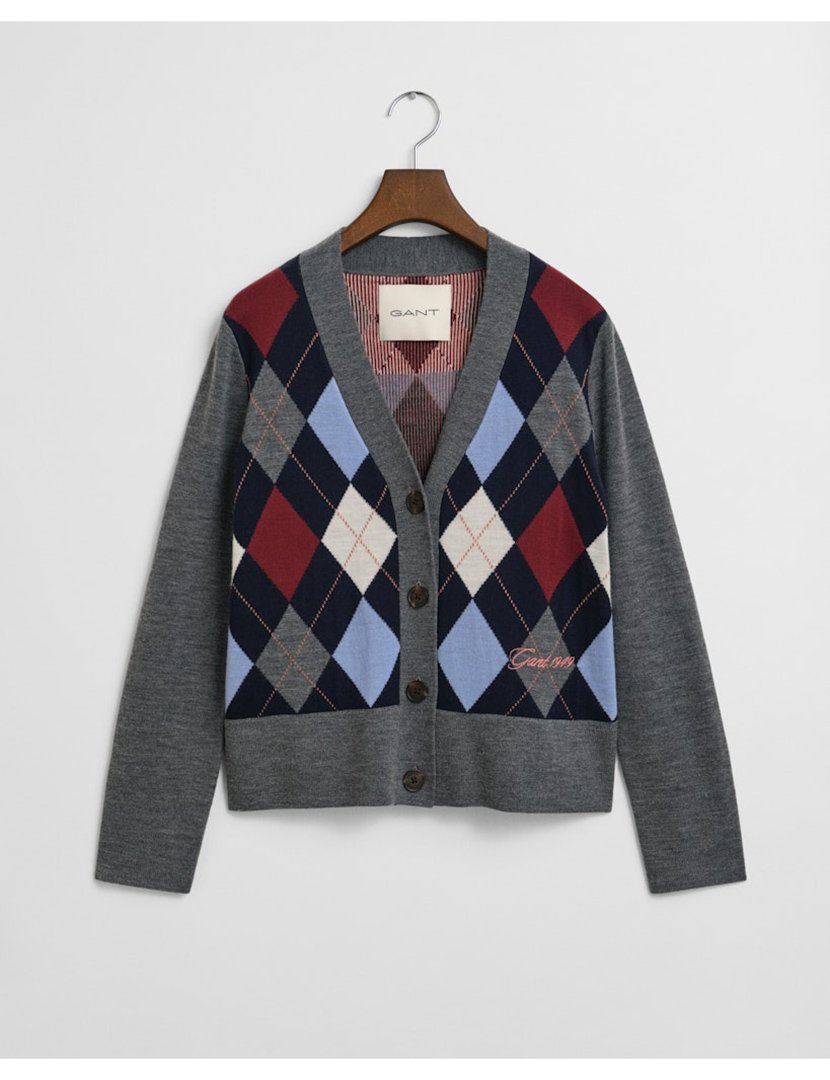 Cardigan Cinzento