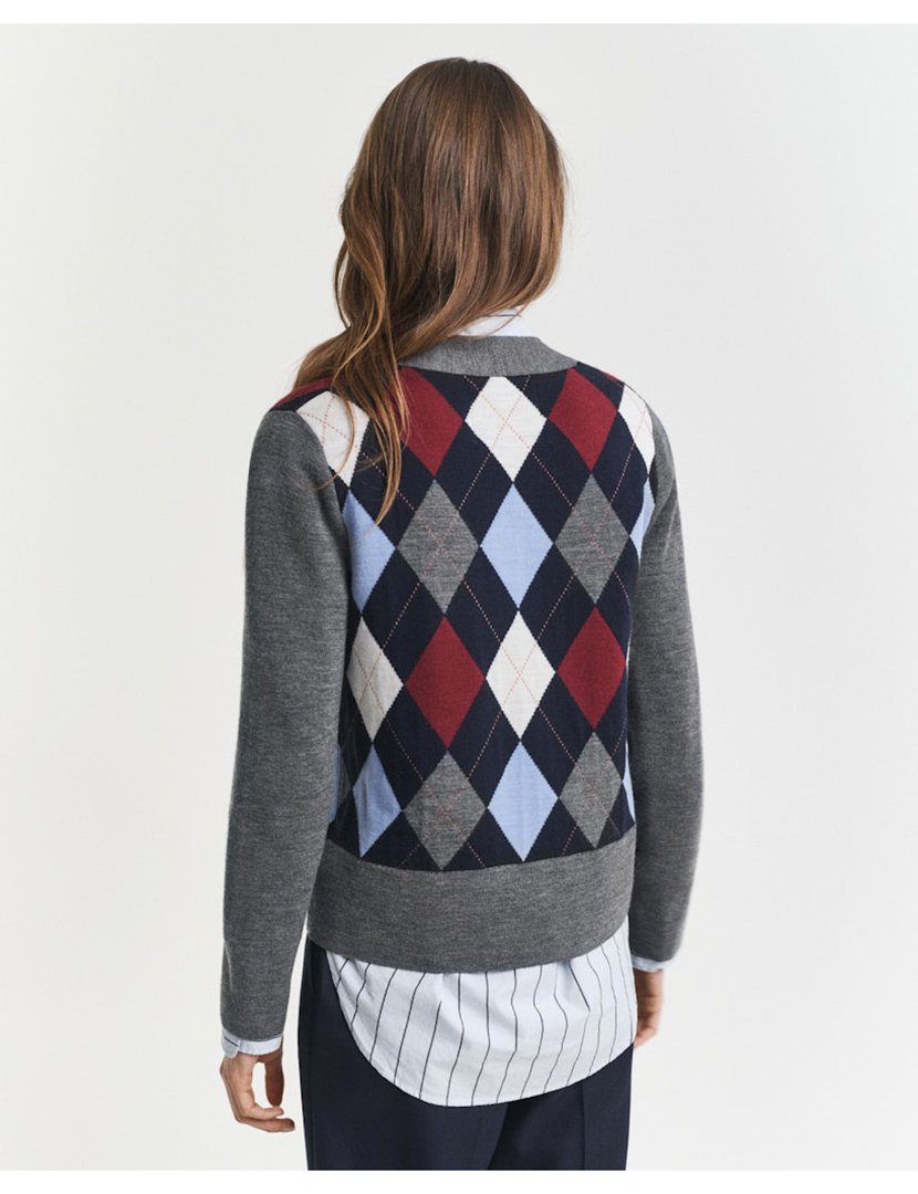Cardigan Cinzento