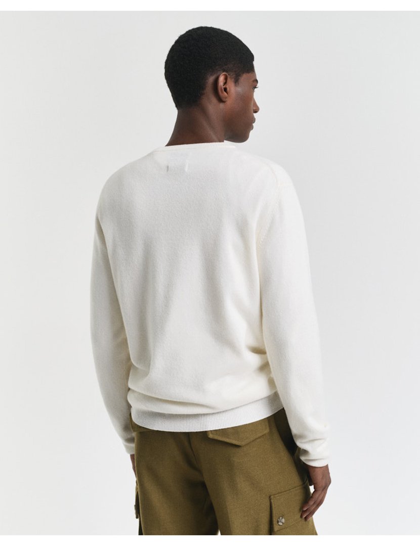 Camisola lã superfina Bege