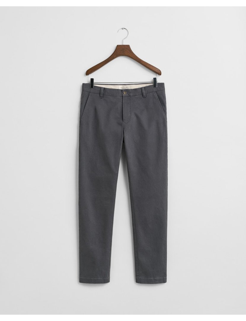 Calças Slim Super Chino Cinzento