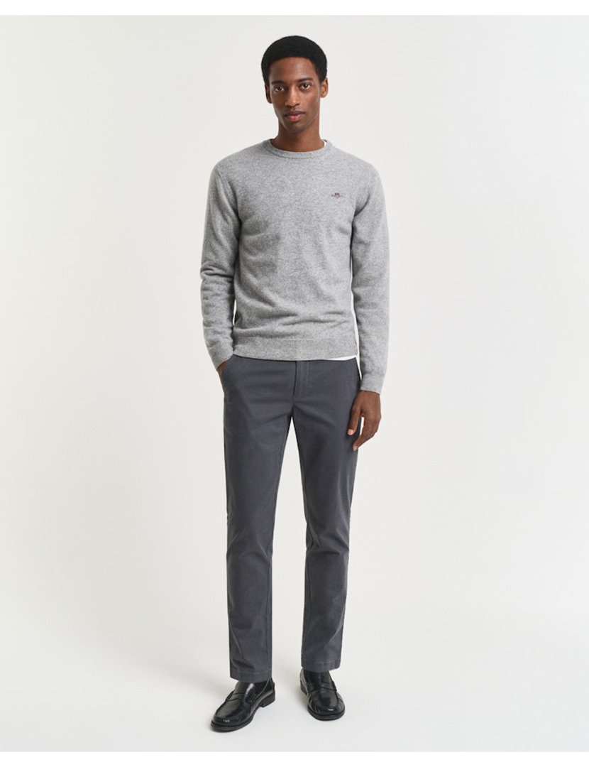 Calças Slim Super Chino Cinzento