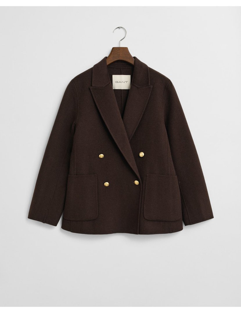 Blazer Handstitched Club Castanho