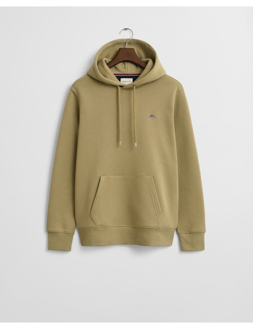 Sweatshirt com capuz Castanho