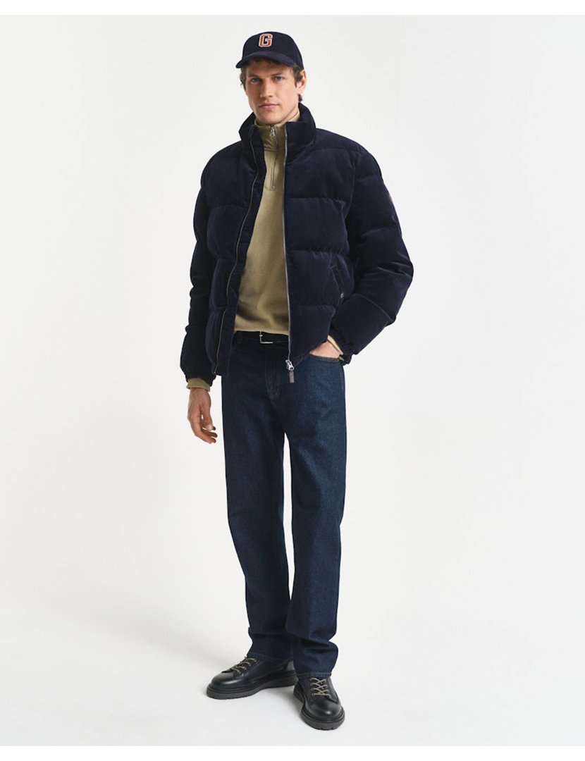 Sweathsirt half zip Castanho