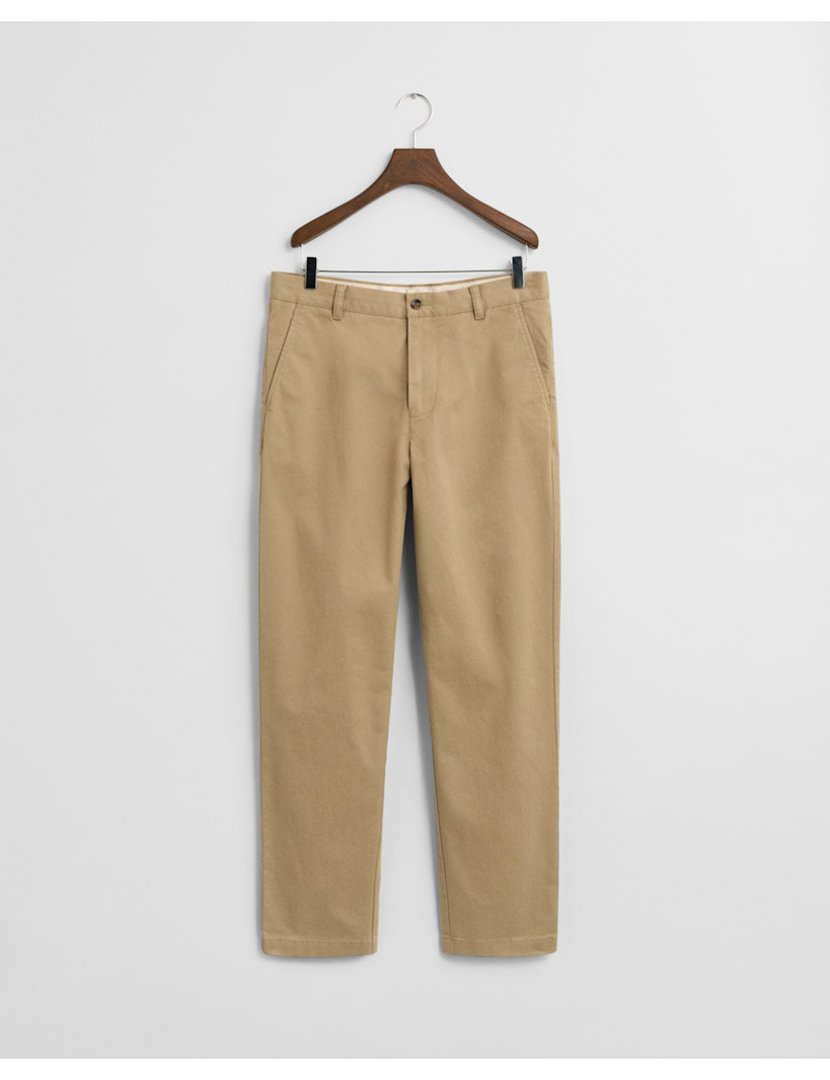 Calças Super Chino Castanho