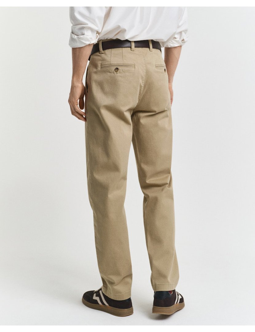 Calças Super Chino Castanho