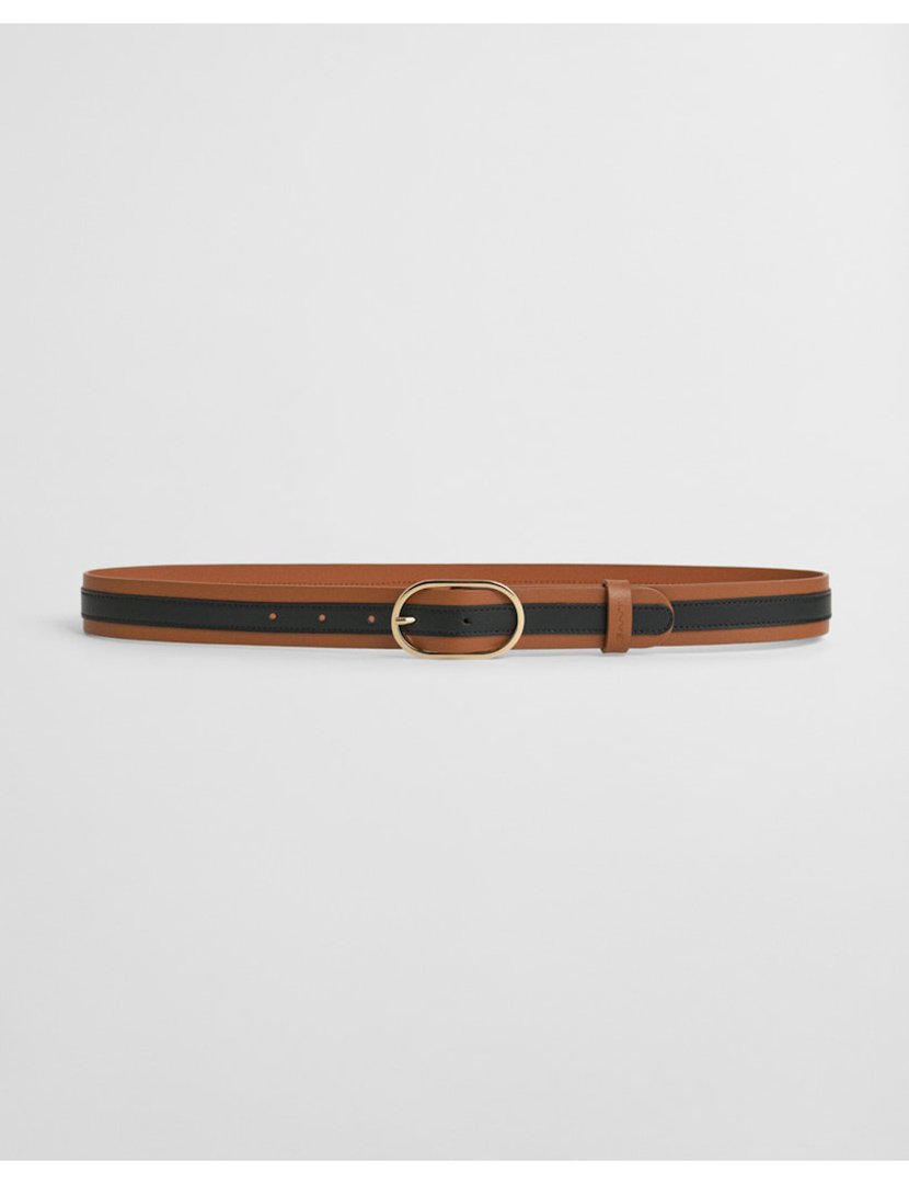 Cinto de pele Castanho