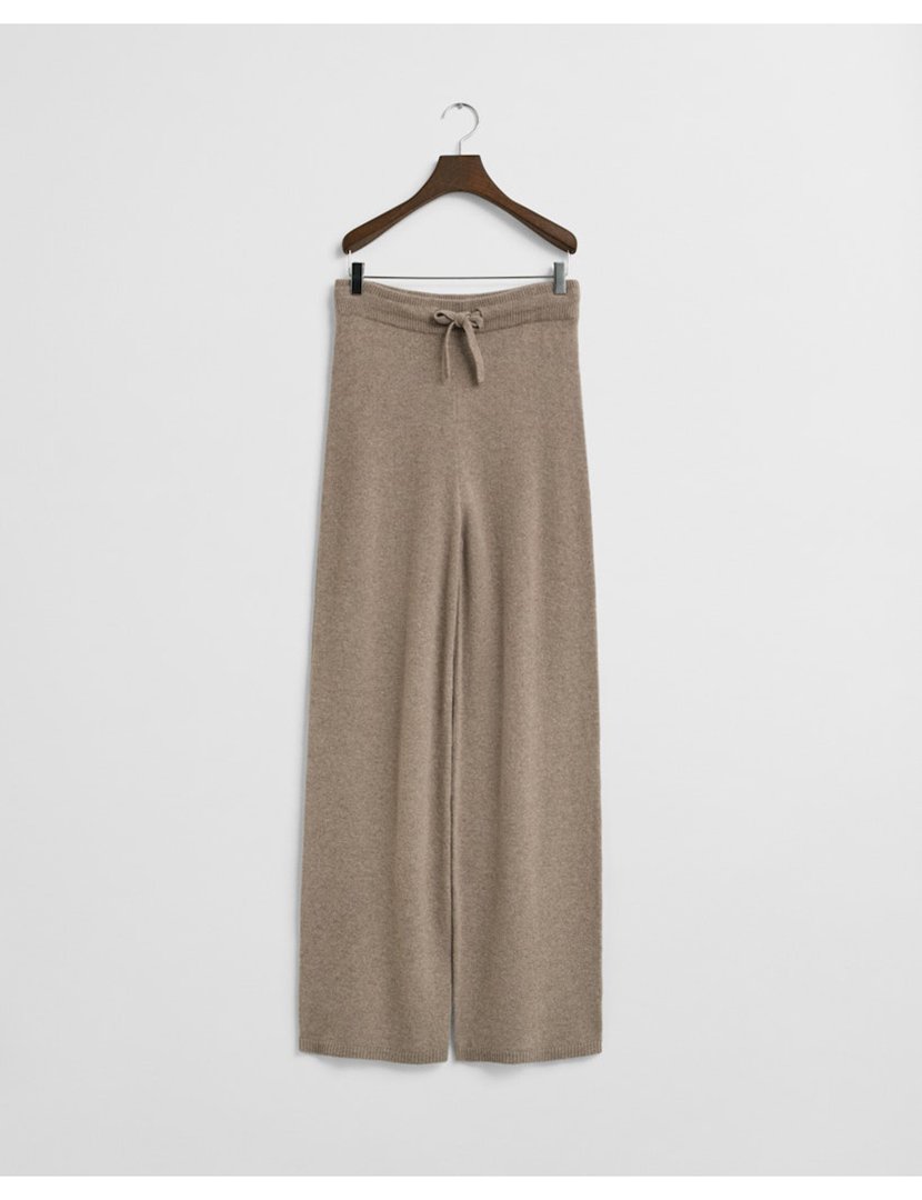 Calças de malha Bege