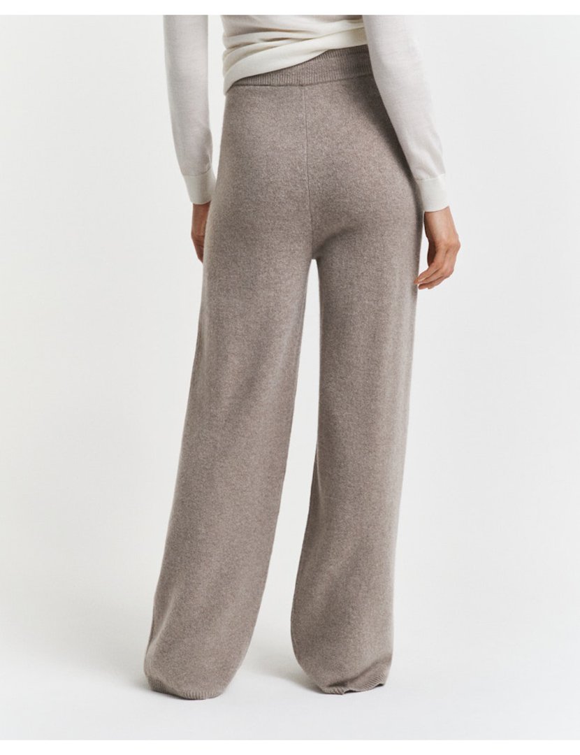 Calças de malha Bege