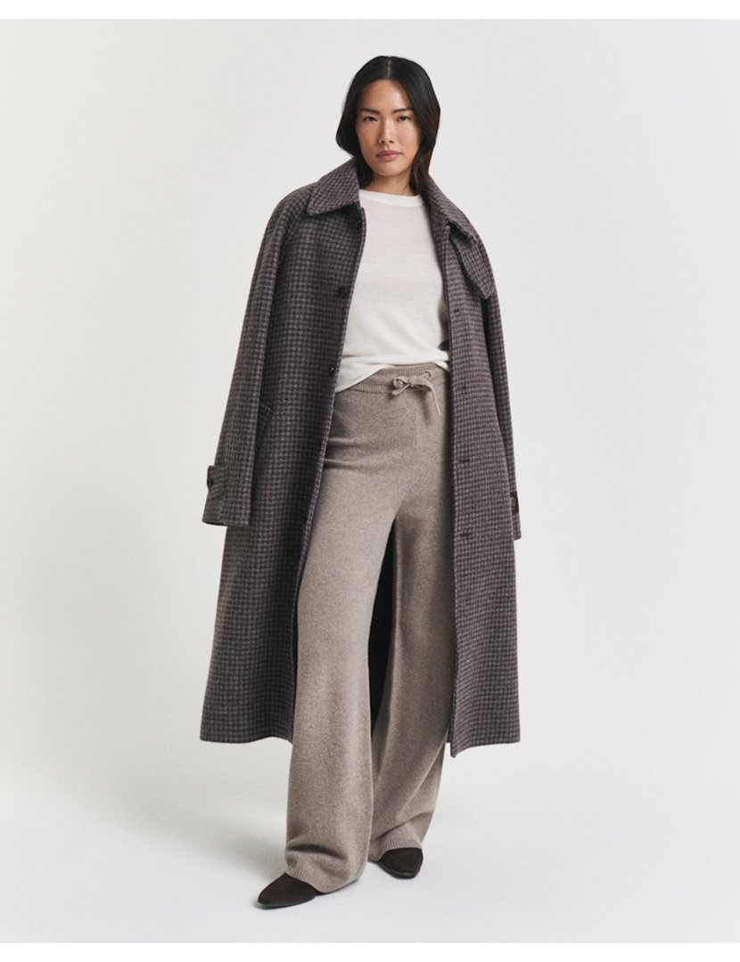 Calças de malha Bege