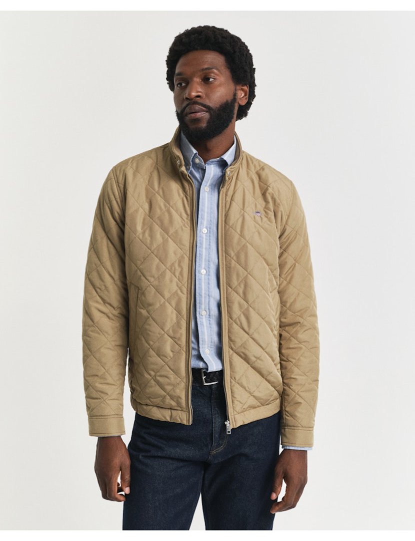 Blusão acolchoado Castanho