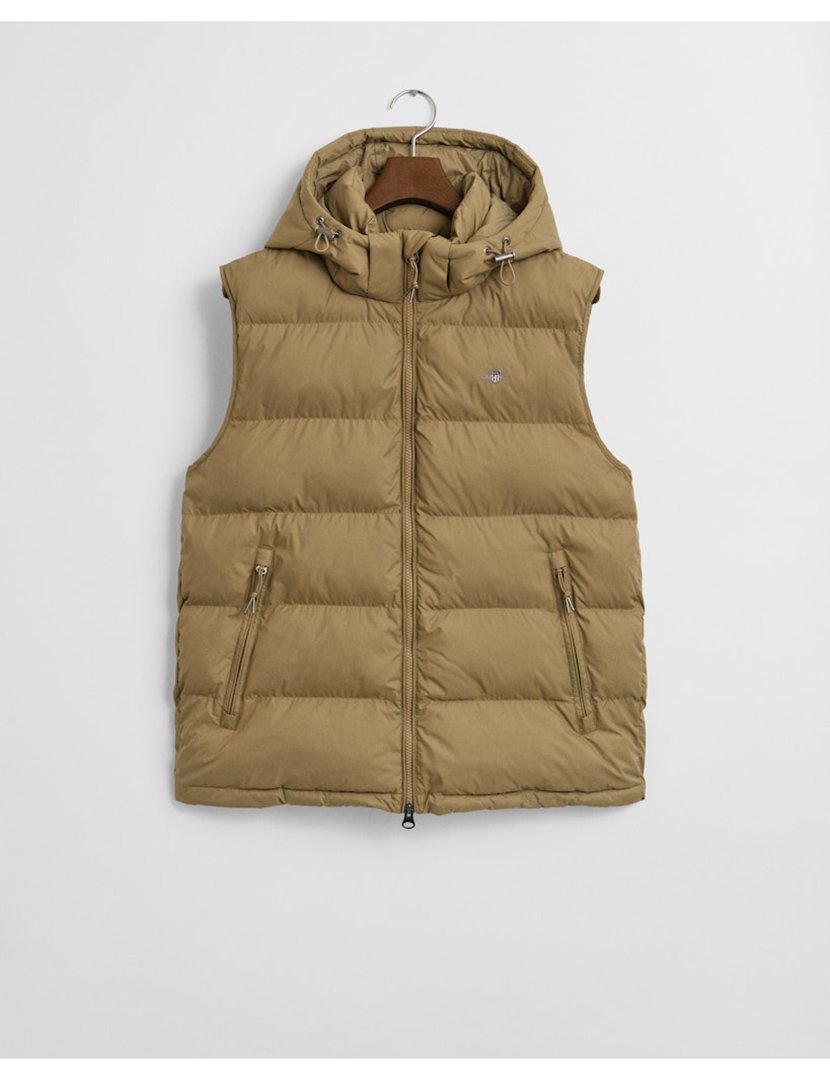 Colete acolchoado active cloud Castanho