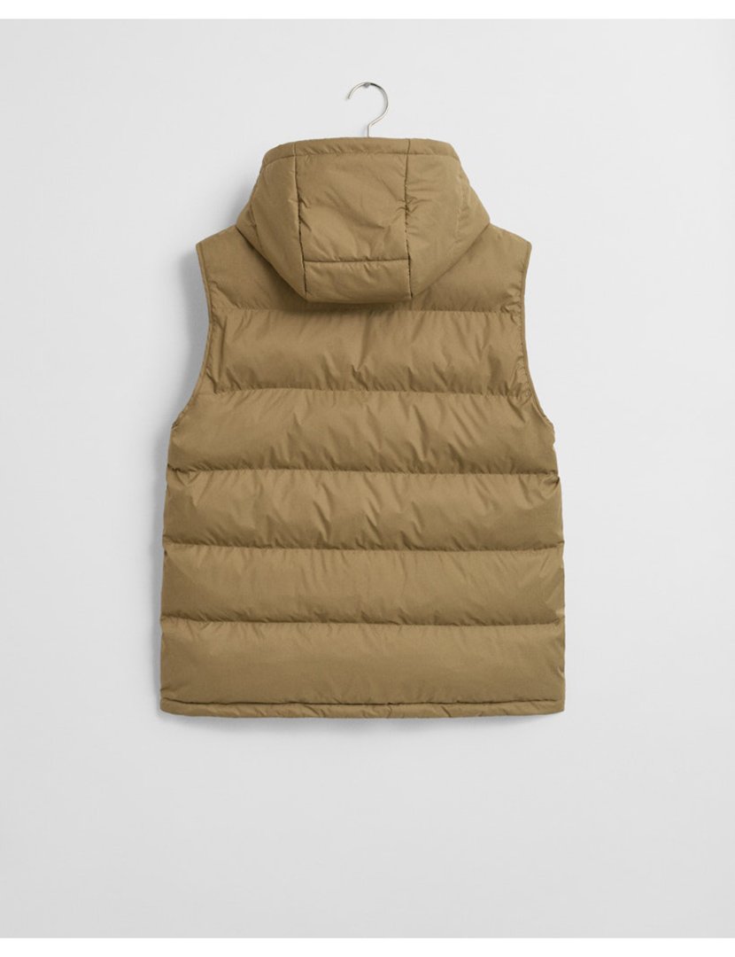 Colete acolchoado active cloud Castanho