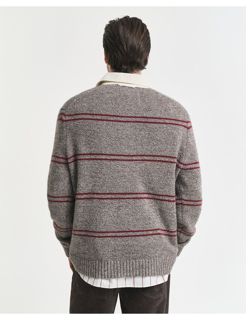 Pólo de malha Castanho