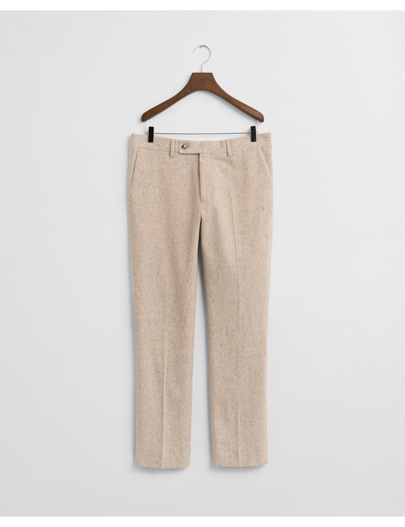 Calças de Fato Donegal Bege