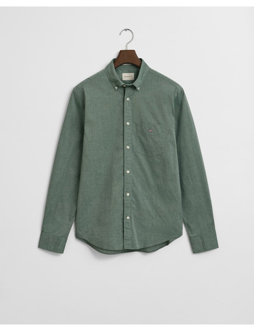 Camisa de manga comprida clássica Verde