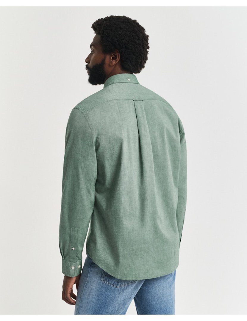 Camisa de manga comprida clássica Verde