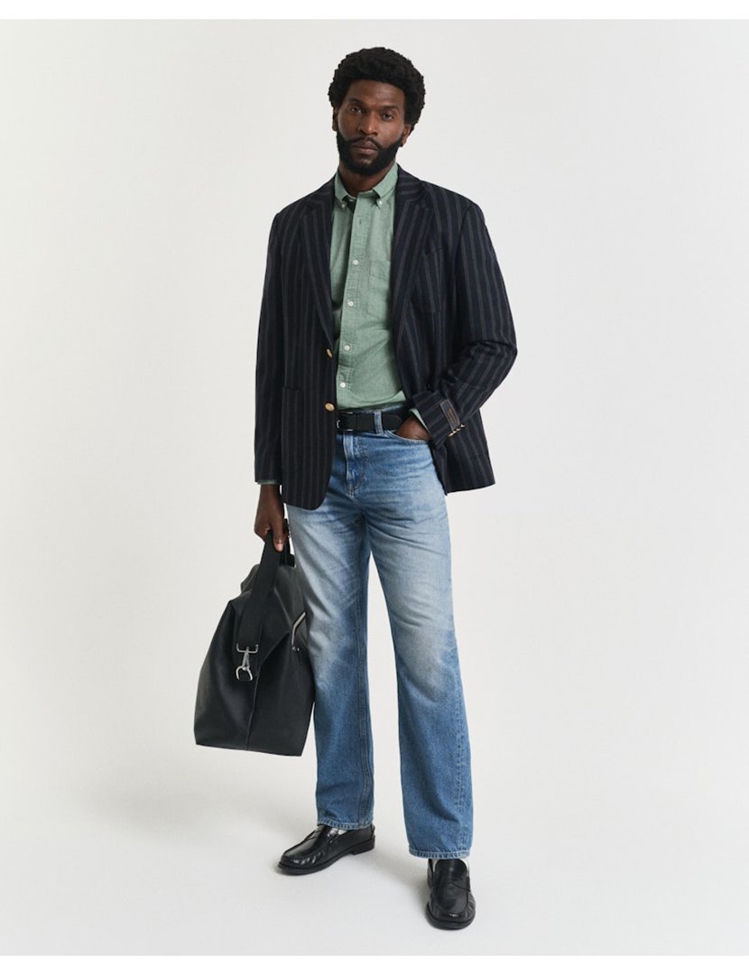 Camisa de manga comprida clássica Verde