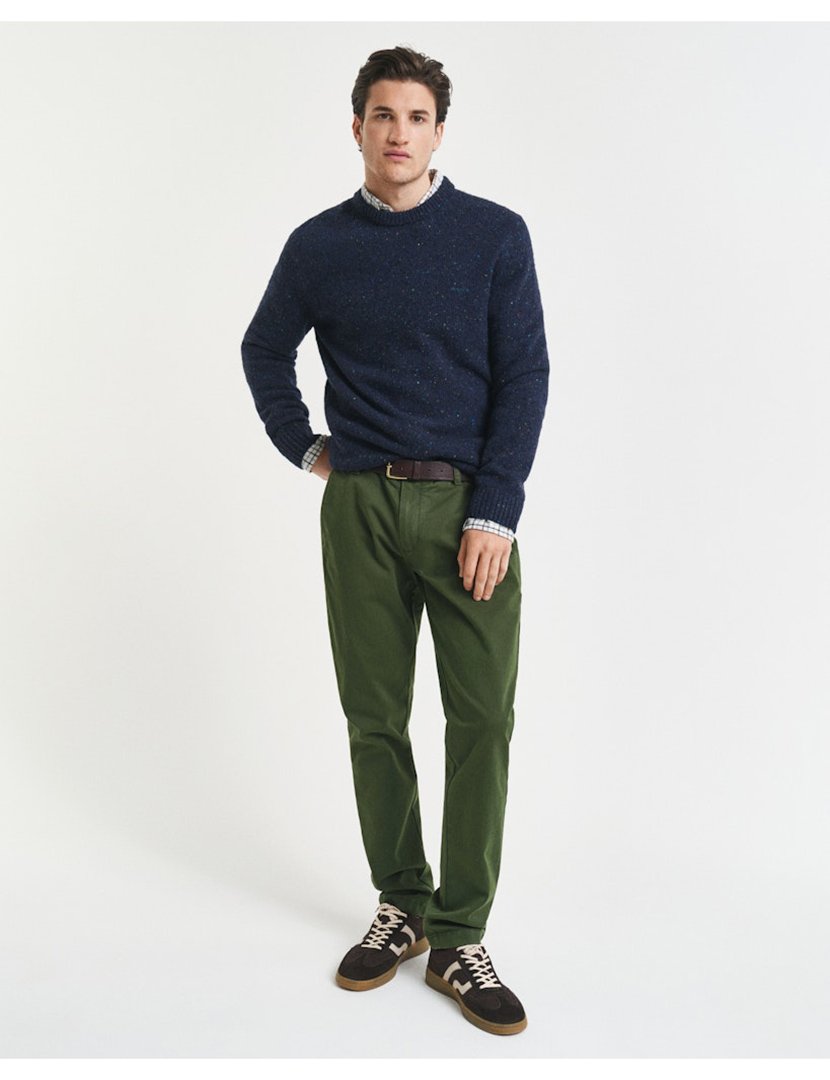 Calças Slim Super Chino Verde