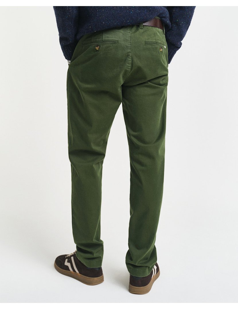 Calças Slim Super Chino Verde