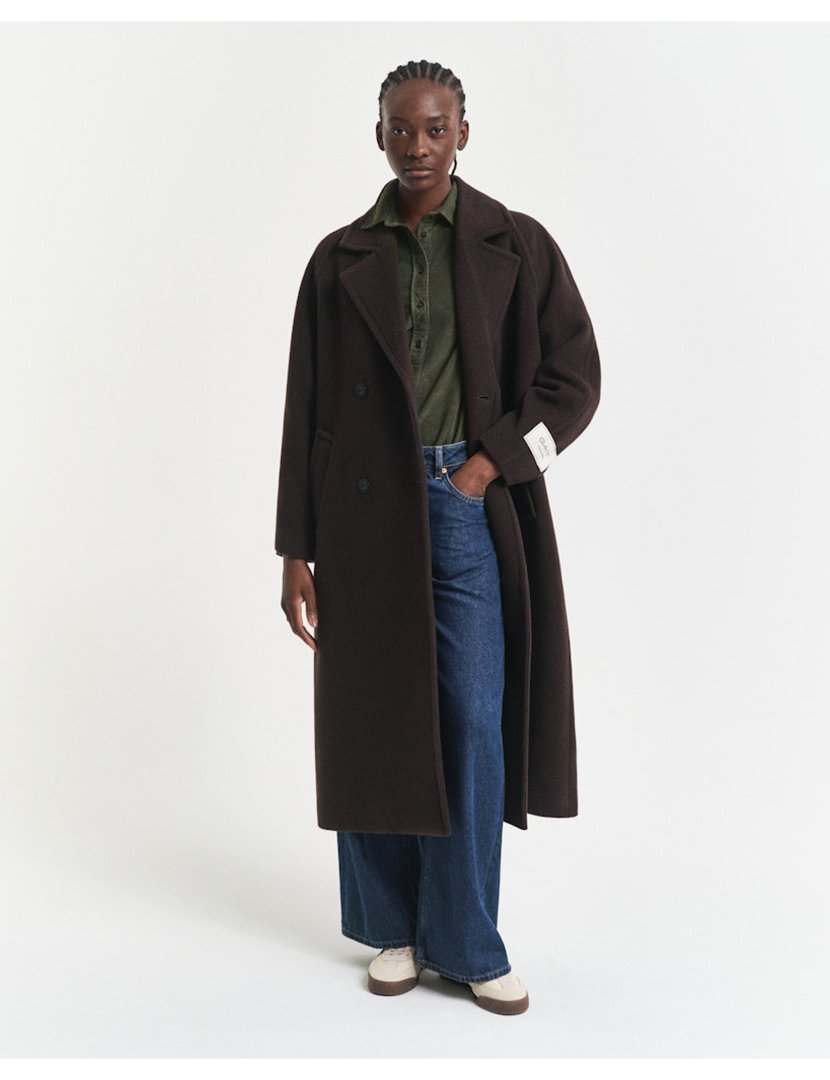 Camisa de manga comprida de bombazina Verde