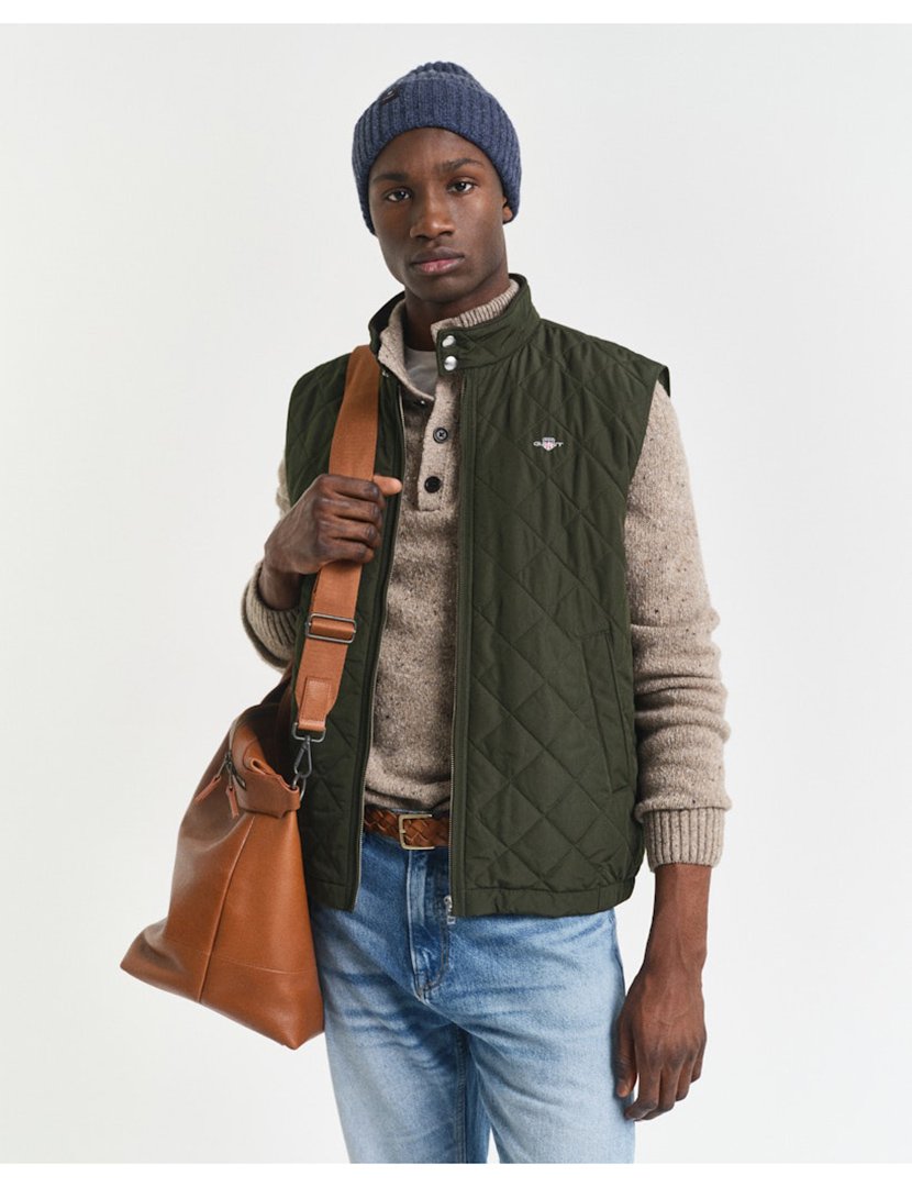 Colete acolchoado Verde