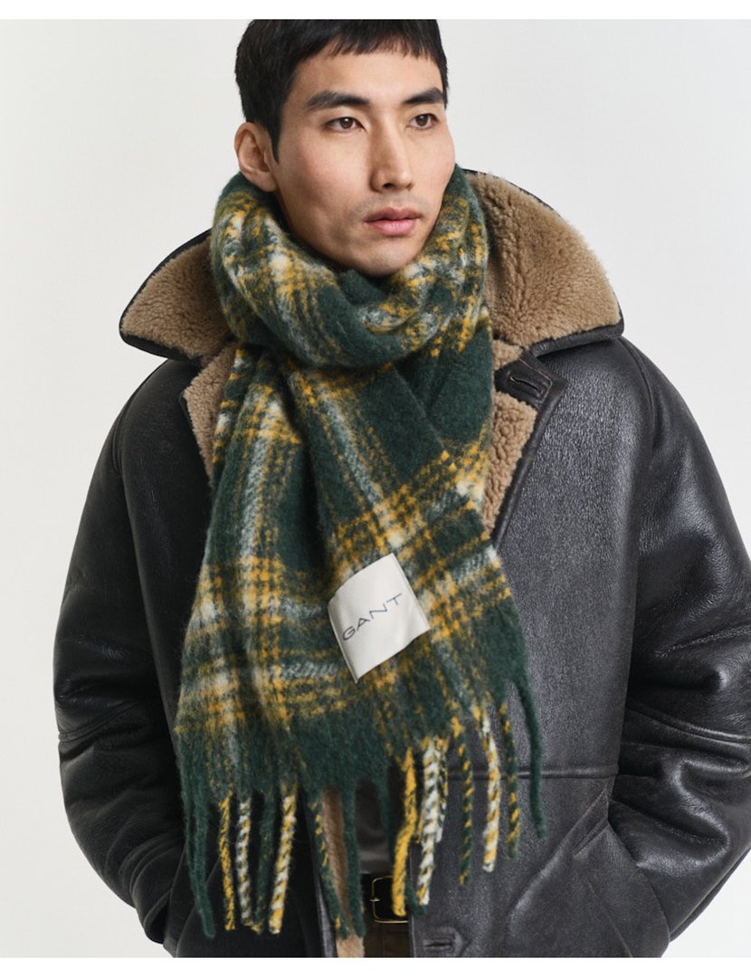 Cachecol alpaca Verde