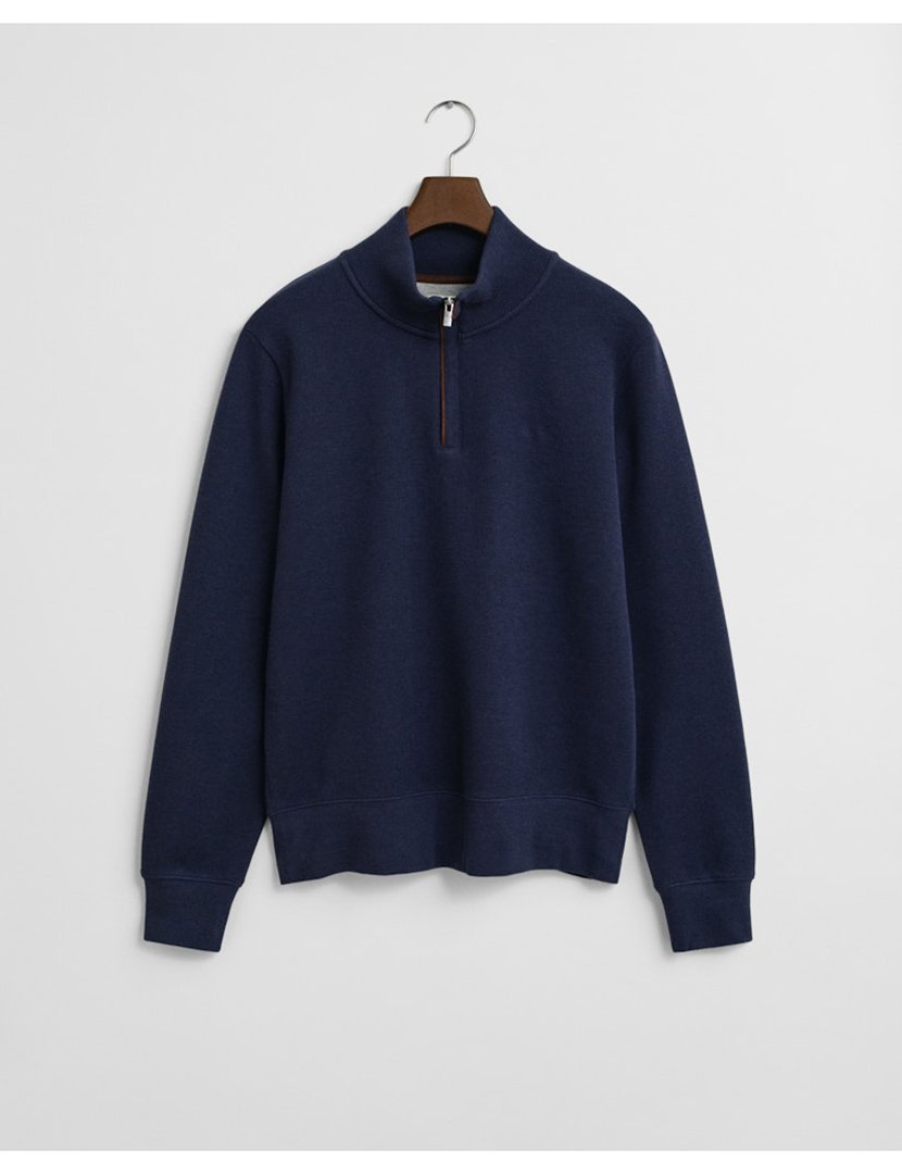 Sweatshirt halp-zip Azul