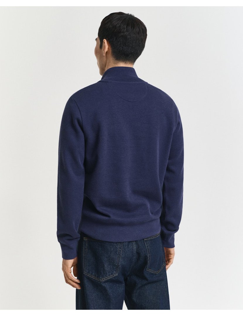 Sweatshirt halp-zip Azul