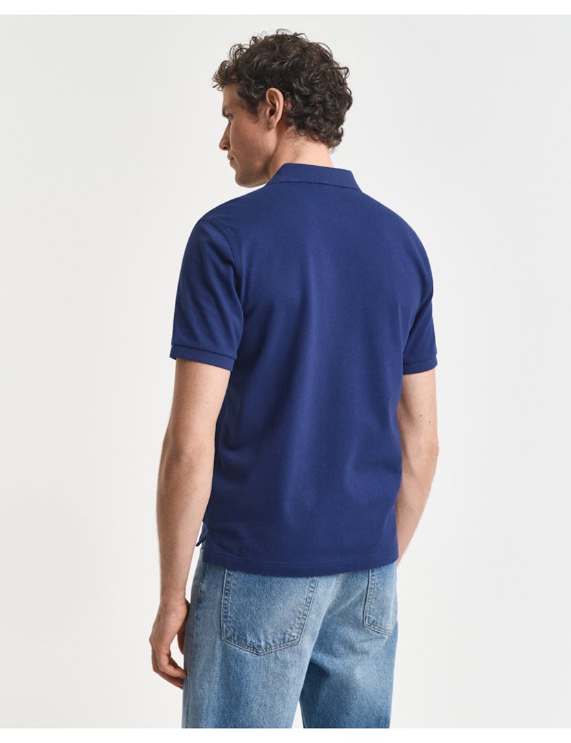 Pólo Clássico Regular Azul