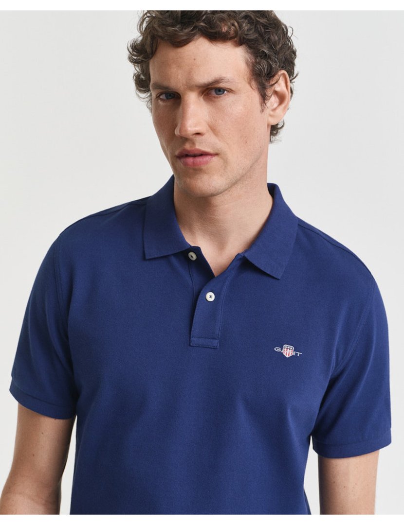 Pólo Clássico Regular Azul