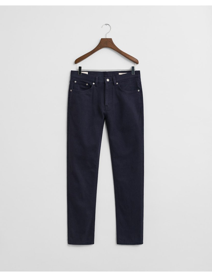 Calças de ganga slim soft twill Azul