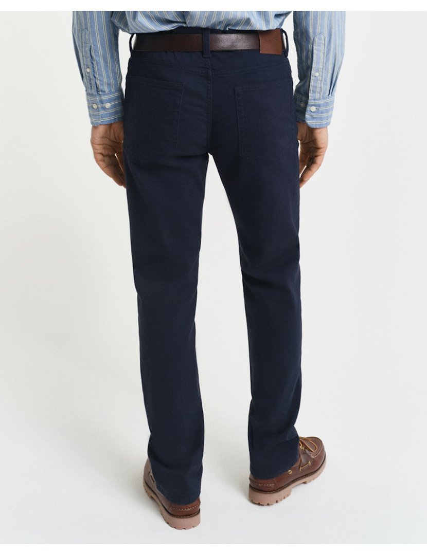 Calças de ganga regular soft twill Azul