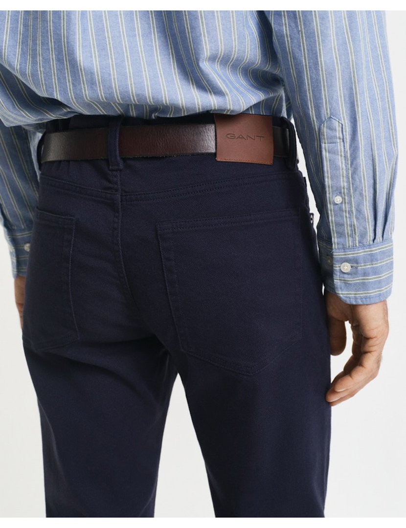 Calças de ganga regular soft twill Azul