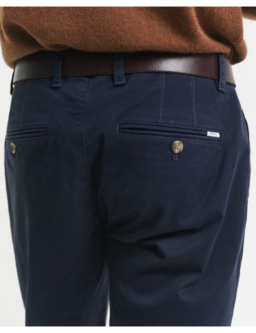 Calças Slim Super Chino Azul