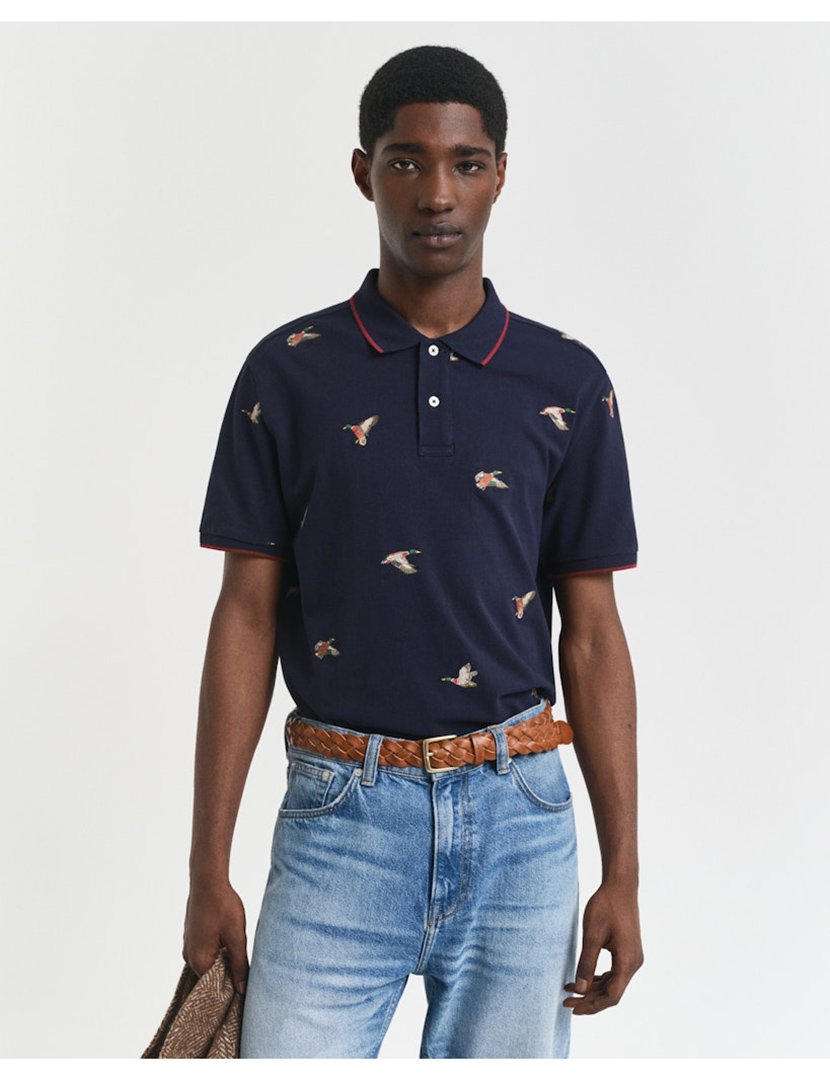 Pólo Masculino Azul