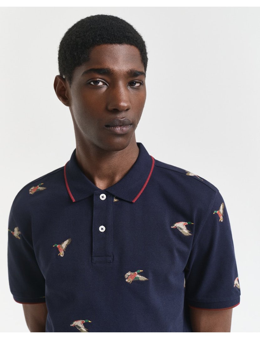 Pólo Masculino Azul