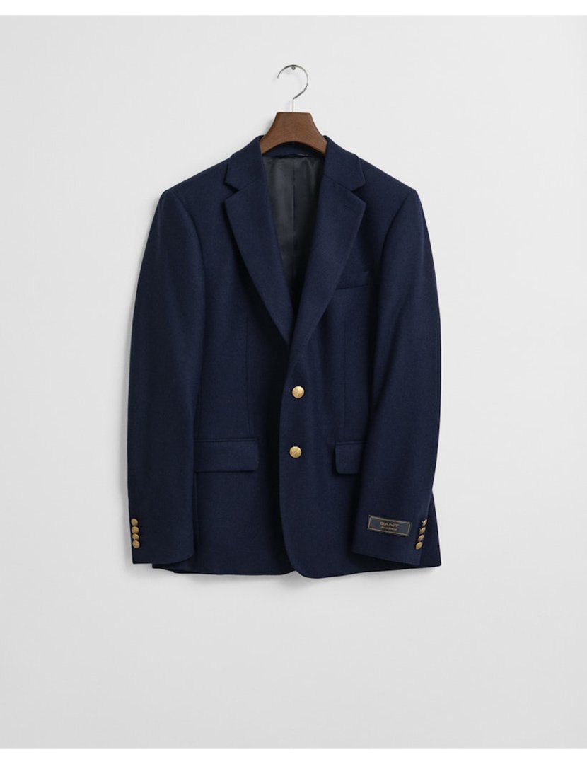 Blazer de flanela Azul