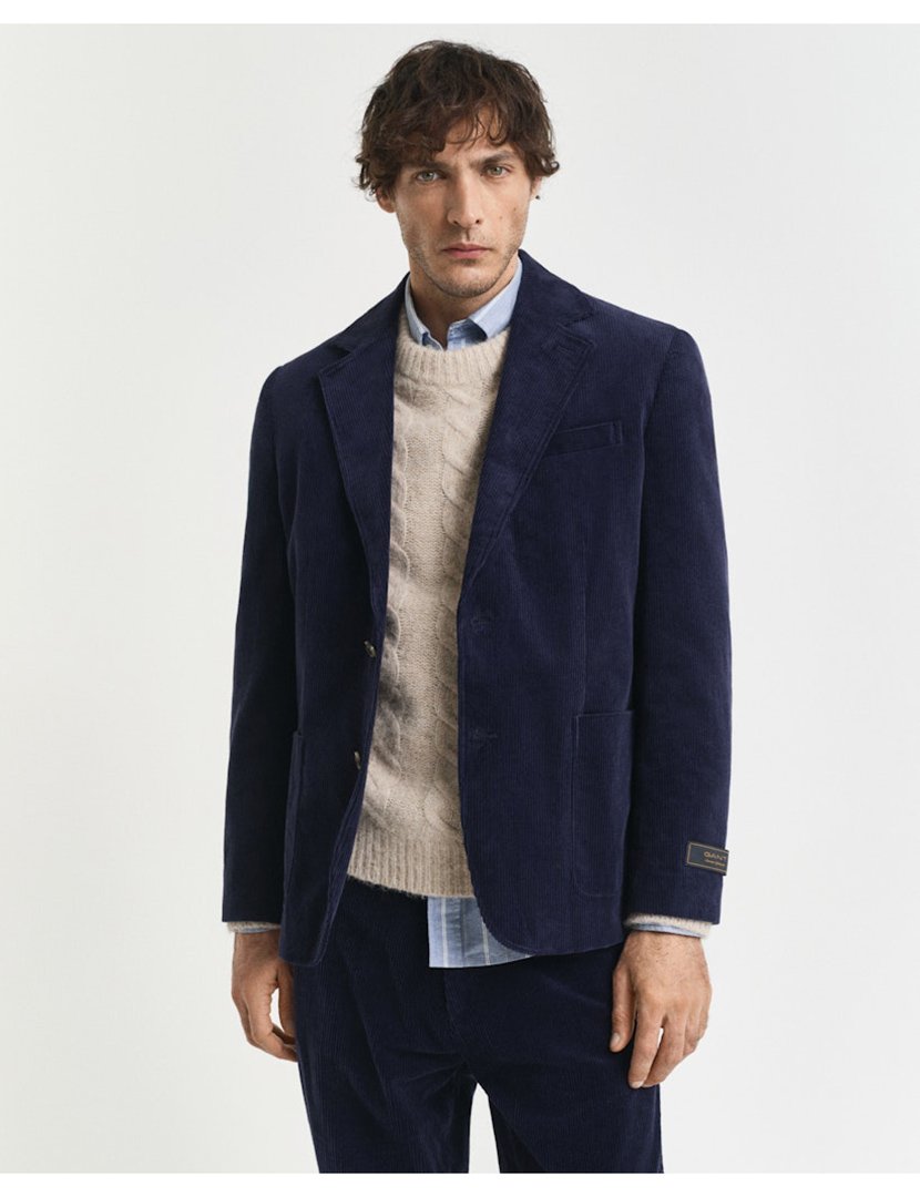 Blazer de bombazina Azul