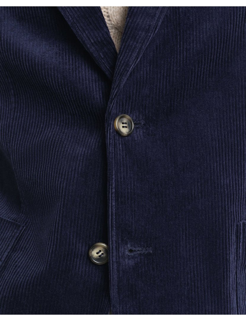 Blazer de bombazina Azul