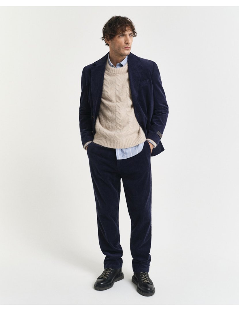 Blazer de bombazina Azul